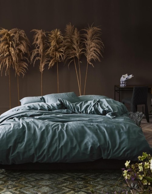 Essenza Bettwäsche Minte Denim 200 x 200 cm + 2 x 80 x 80 cm