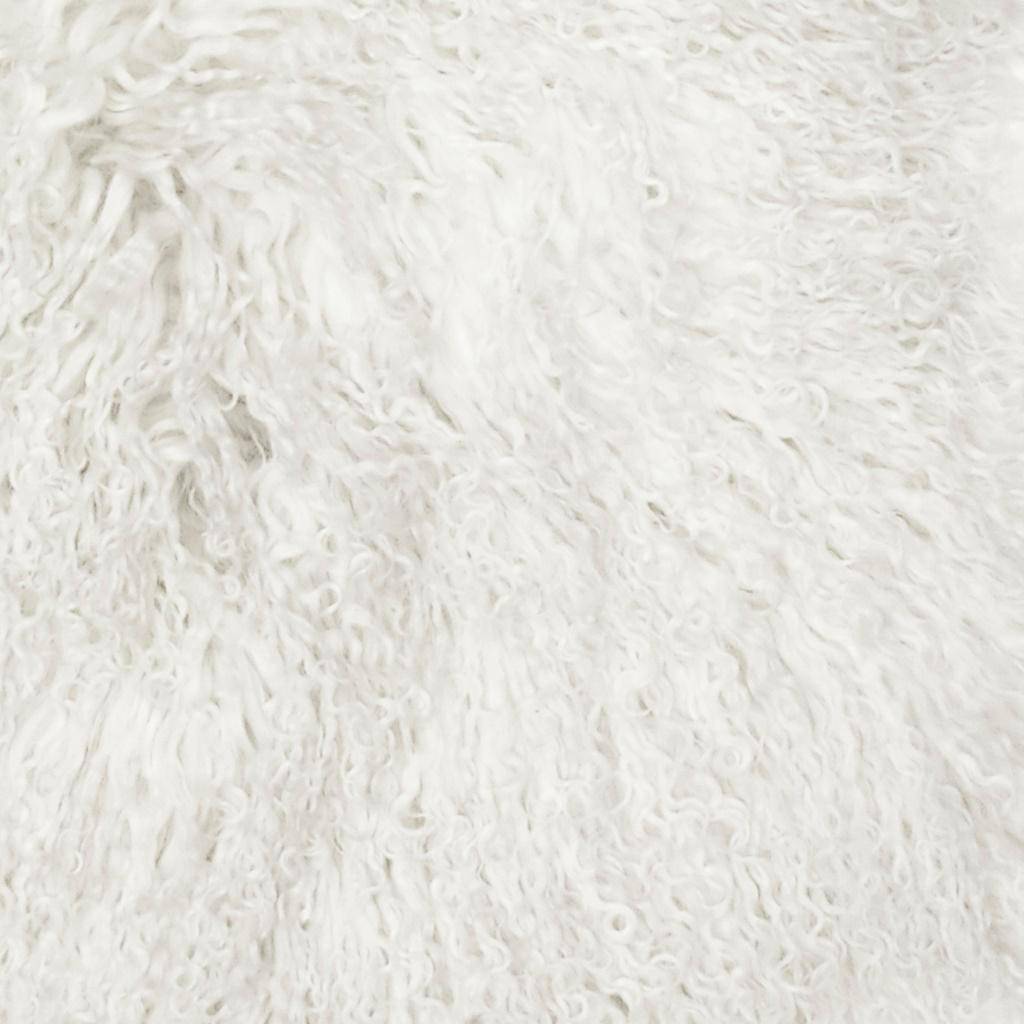 Skinnwille Tibetlammfell Shansi Off White 55 x 95 cm