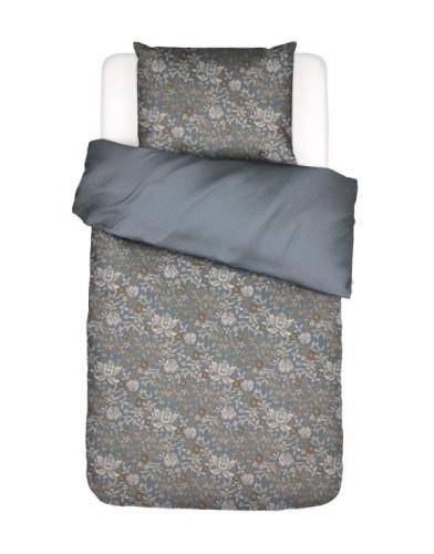 ESSENZA Baumwollsatin Bettwäsche Ophelia Midnight Swim 155 x 220 cm + 80 x 80 cm