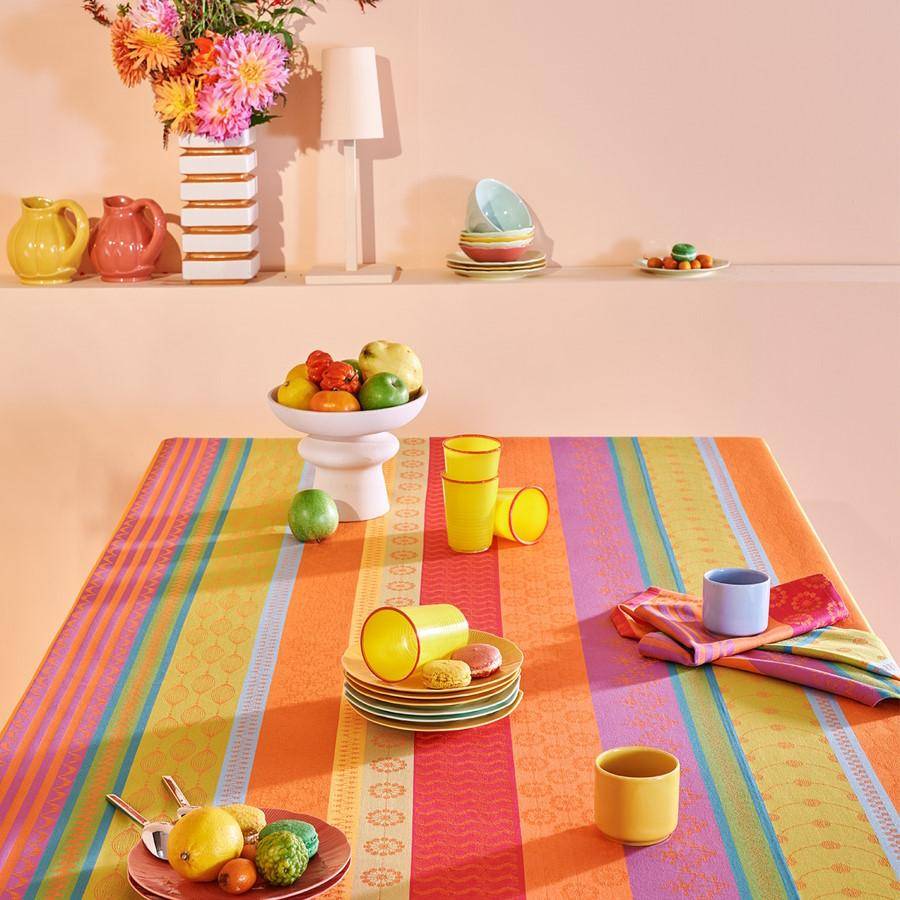 Garnier Thiebaut Mille Broderies Samba - beschichtet/abwaschbar