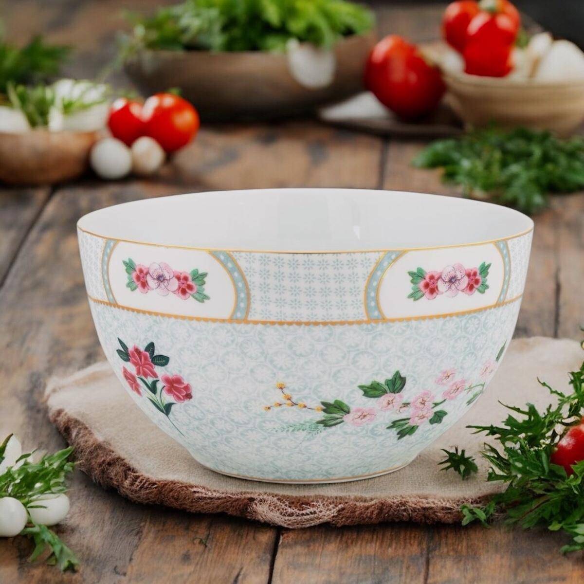 PiP Studio Bowl Blushing Birds White 18 cm