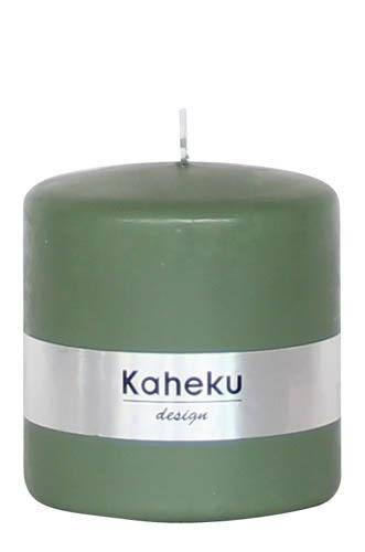 Kaheku Cylinderkerze Powder Oliv 9,6 Ø 10h