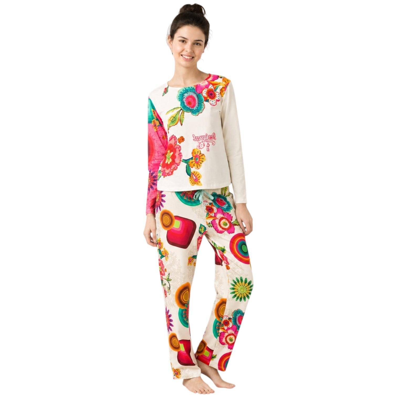 Desigual T-Shirt Longsleeve Flower Lollipop S/M
