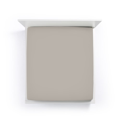 Formesse Bella Gracia Alto Spannbetttuch Platin (0125) 120 cm x 190 cm - 130 cm x 220 cm