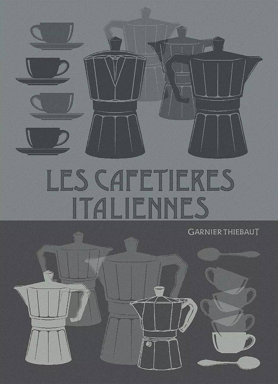 Garnier Thiebaut Geschirrtuch - Cafetiere italienne vert de gris
