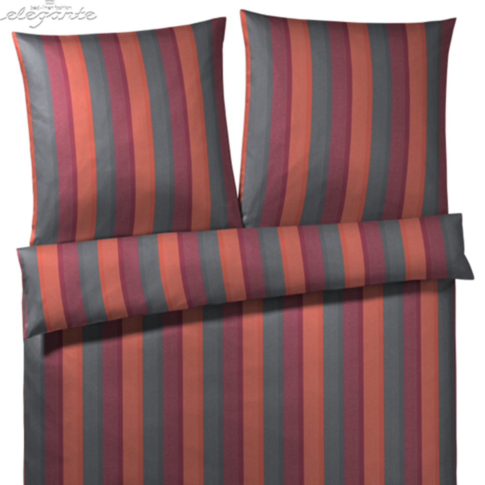 Elegante Bettwäsche Cambio Koralle-Beere 135 x 200 cm