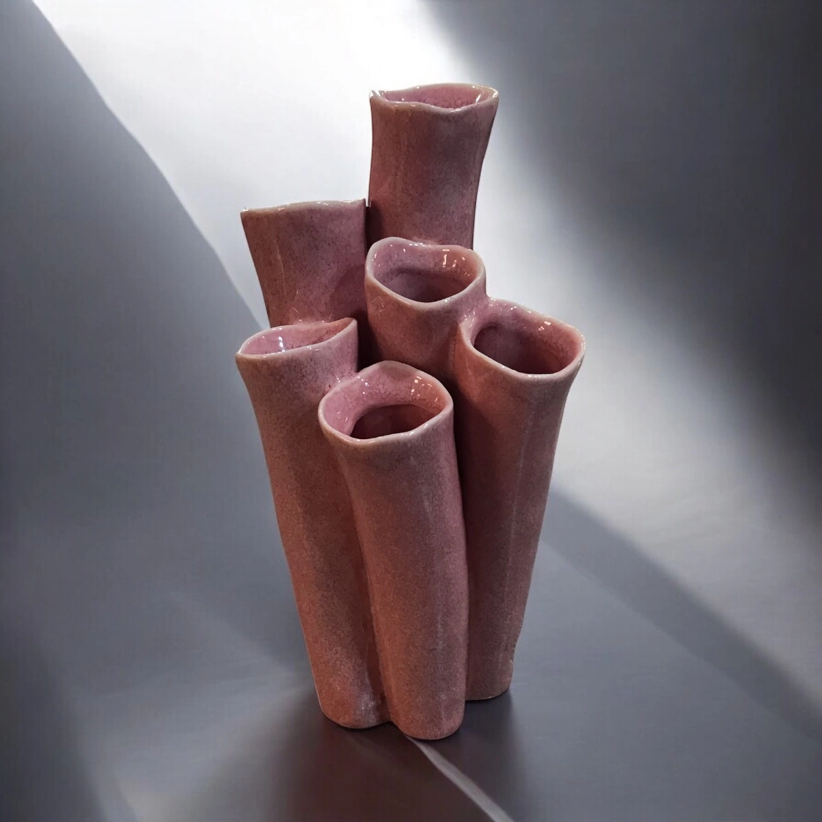 Villa Poterry - Vase New Juul in Pink/Rose 20 cm