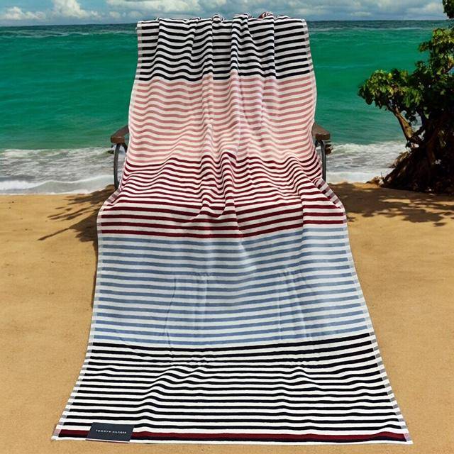 Tommy Hilfiger Strandtuch Tropical Navy 90 x 170 cm