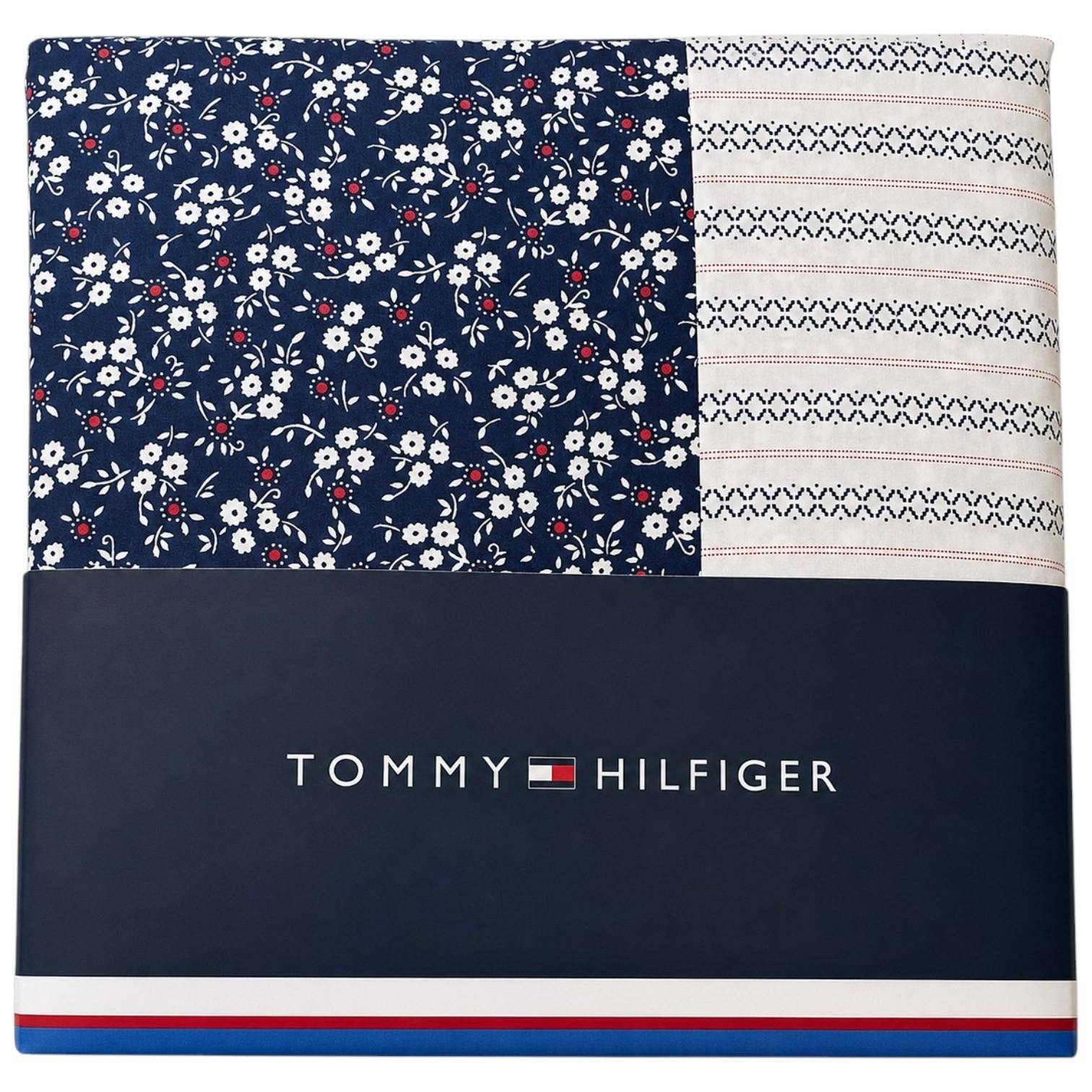 Tommy Hilfiger Bettwäsche Folk Flowers Denim 200 x 200 cm