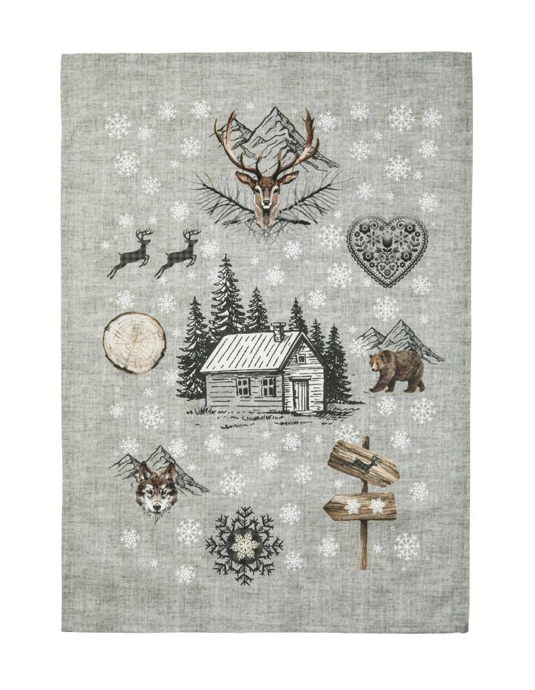 Pichler Geschirrtuch Keystone Grey