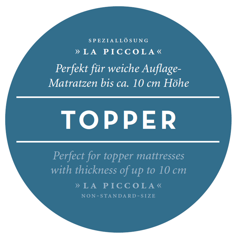 Formesse Bella Gracia La Piccola Spannbetttuch Champignon (0115) 100 x 190 - 200 cm