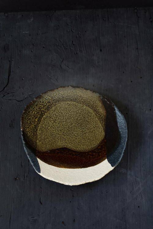 Jars Keramik Wabi Fb.Seidou Dessertteller 21 x 23 cm