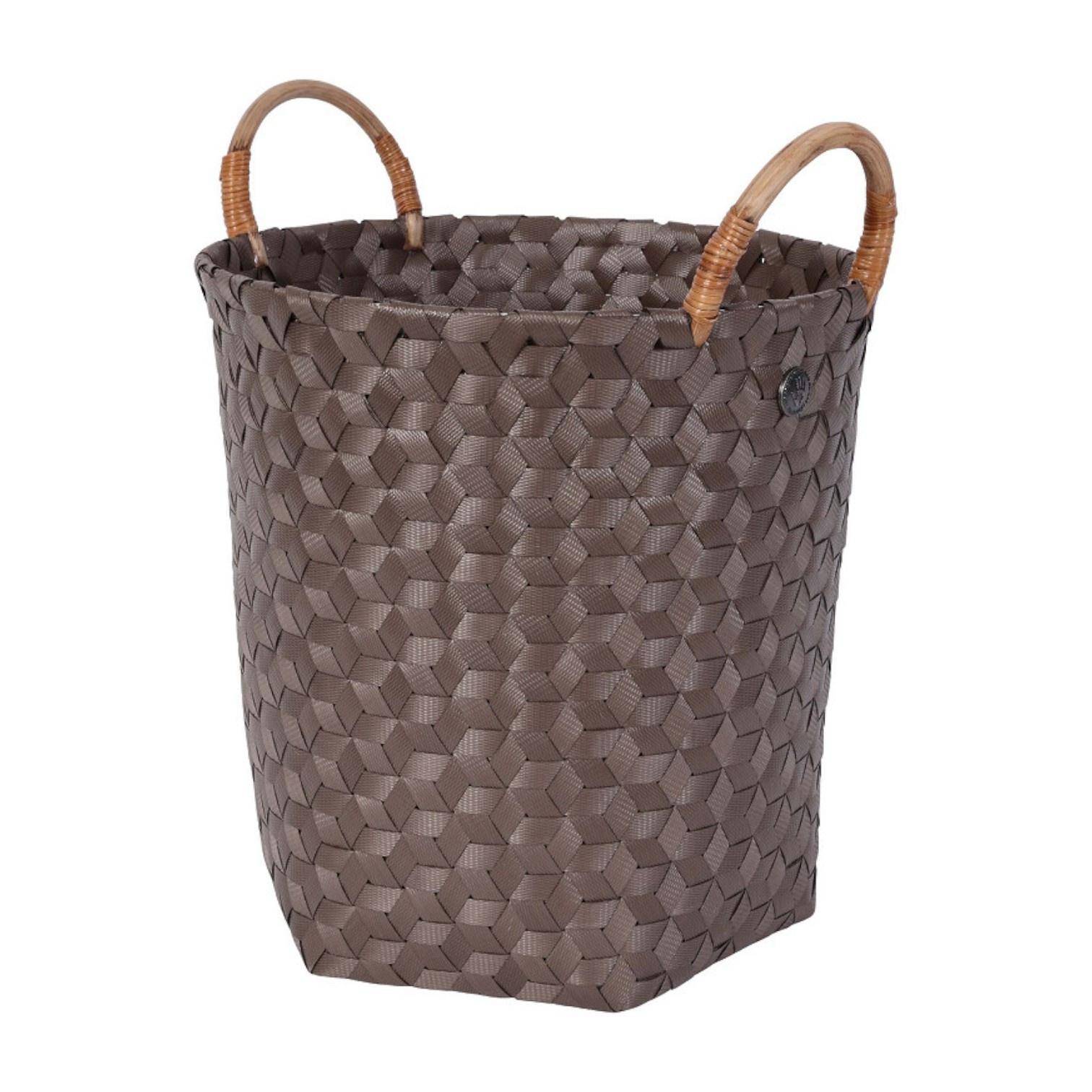 Handed By Aufbewahrungskorb mit Henkel Dimensional Größe M Fb. Taupe