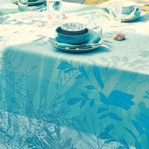 Garnier Thiebaut Mitteldecke Ouessant Turquoise 115 x 115 cm