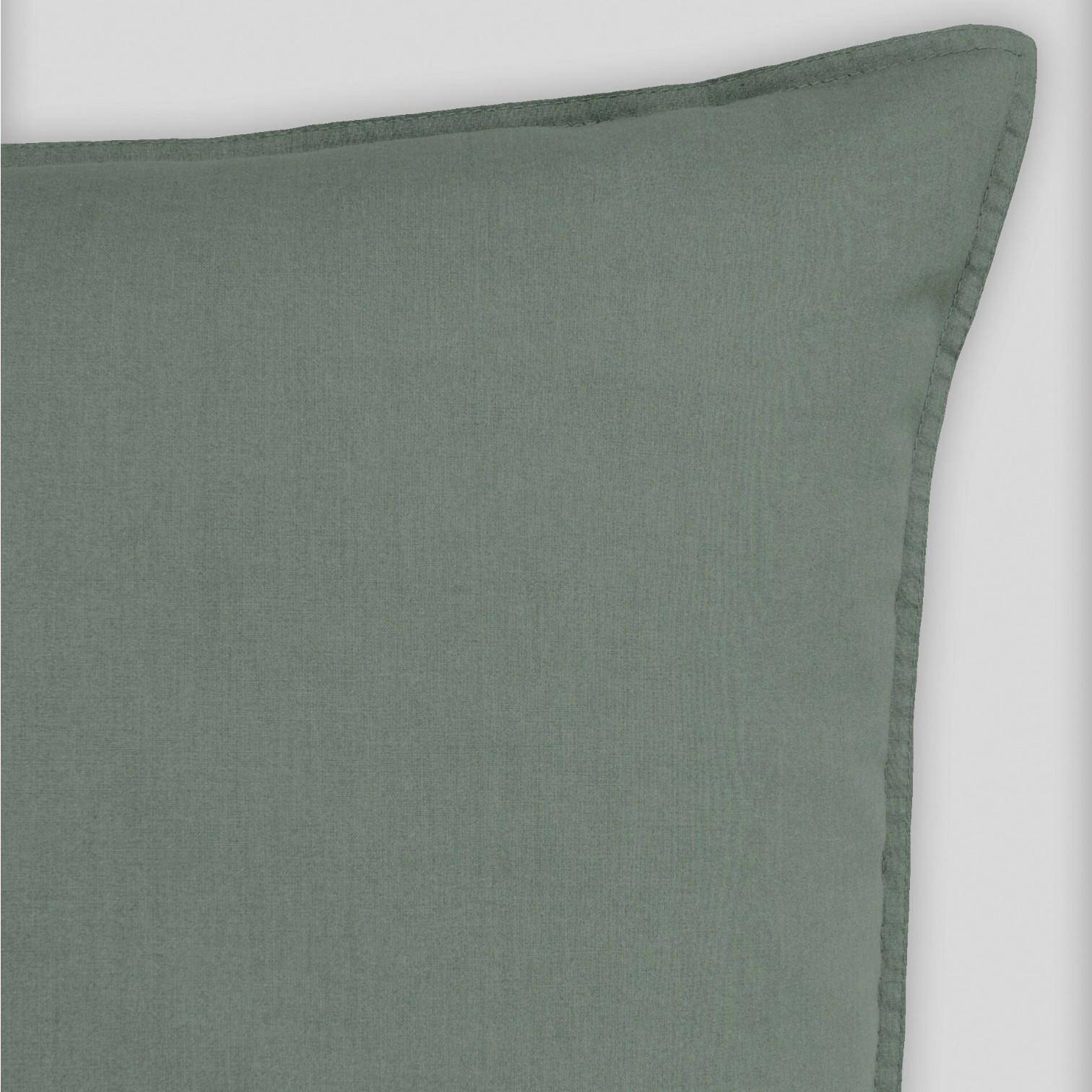 Kissenbezug Salbei Renforcé Baumwolle Detail Bierbaum Wohnen Bettwäsche