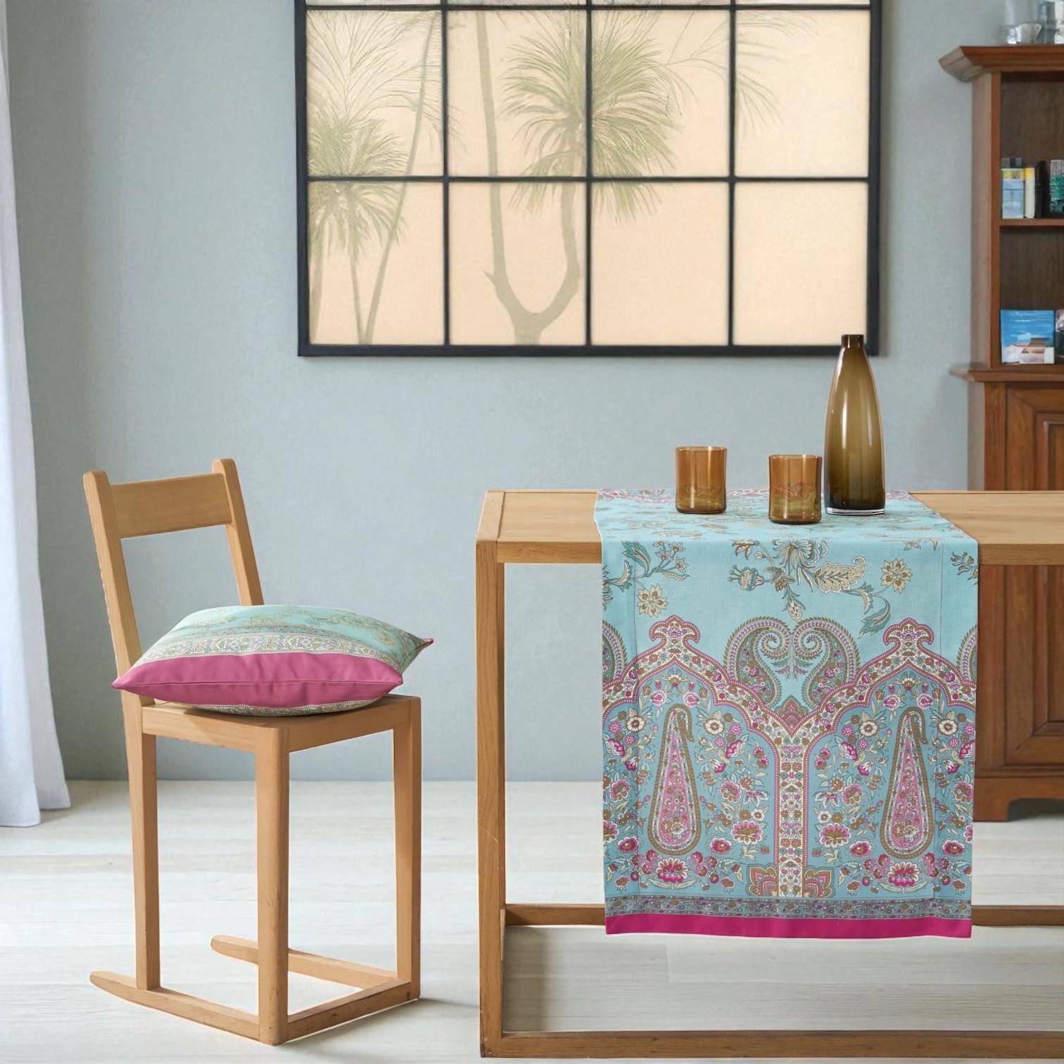 Bassetti Tischläufer Indian Roses T1 50 x 150 cm