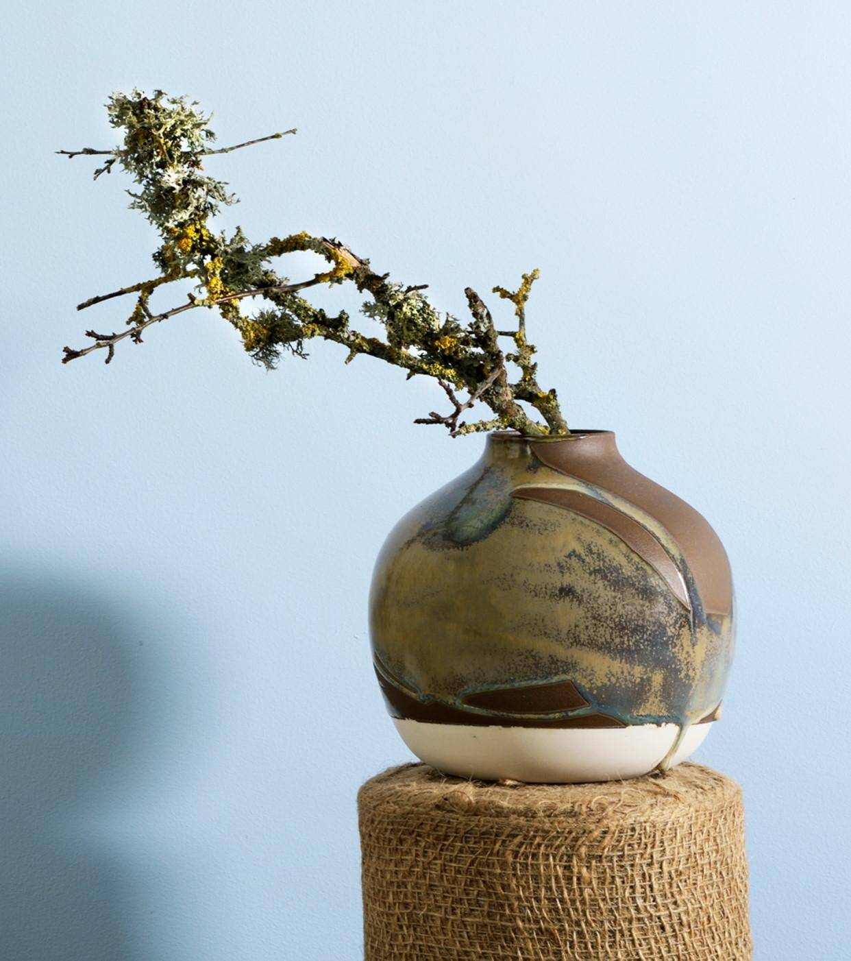 Jars Keramik Vase Epicure Aube 16 hoch