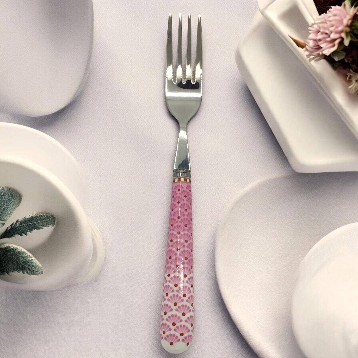 PiP Studio Fork Floral Pink 20 cm