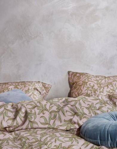 Essenza Baumwollsatin Bettwäsche Juliette in Antique Pink 155 x 220 cm + 80 x 80 cm