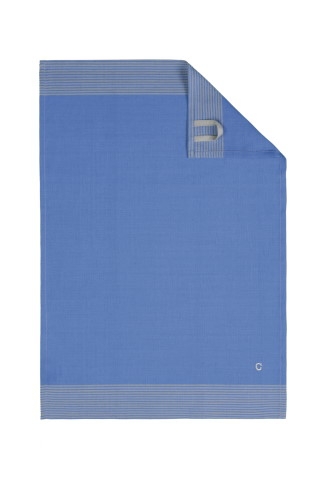 Cawö Geschirrtuch Cuisine Two-Tone 590 Blau 50 x 70 cm