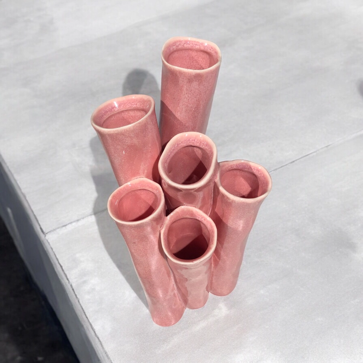 Villa Poterry - Vase New Juul in Pink/Rose 25 cm