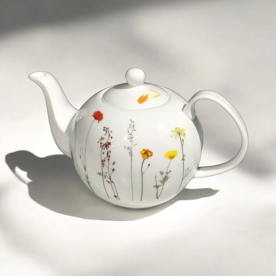 Cup & Mug Fine Bone China Teekanne Naturwiese/Gräser