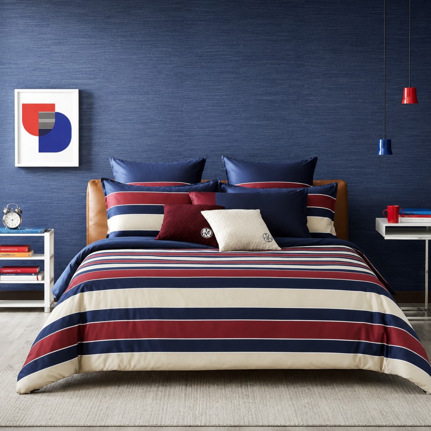 Tommy Hilfiger Bettwäsche Heraldic Navy 155 x 220 cm