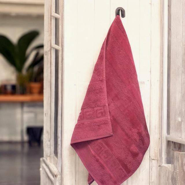 Cawö Frottiertuchserie Noblesse Uni 1001 Rosa Handtuch 50 x 100 cm