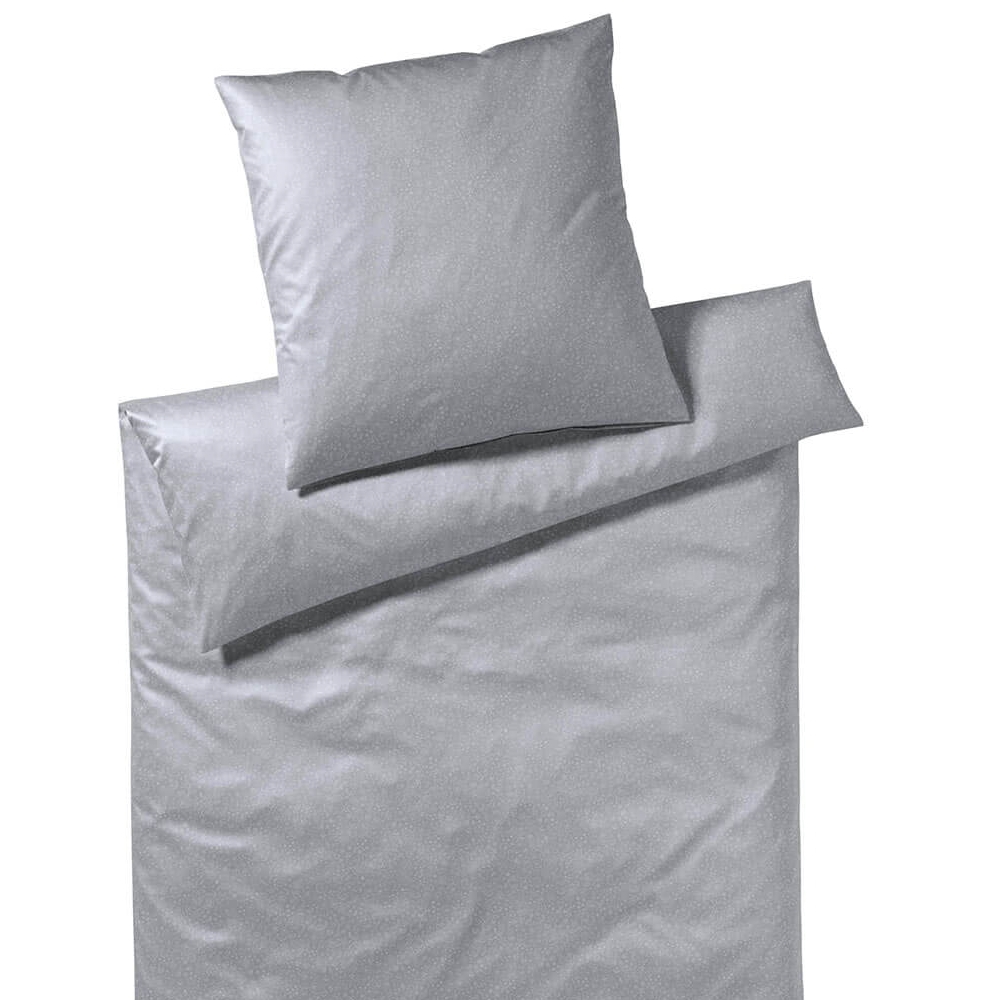 Elegante Jersey Bettwäsche Mellow Silber 155 x 220 cm