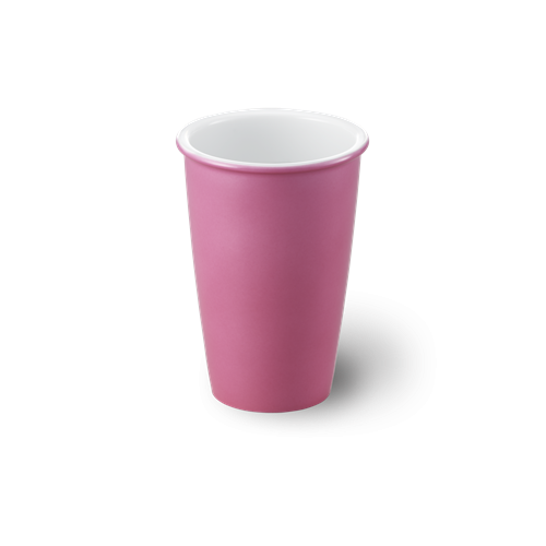 Dibbern Solid Color Coffee To Go Becher 0,35l in Pink
