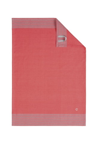 Cawö Geschirrtuch Cuisine Two-Tone 590 Rot 50 x 70 cm