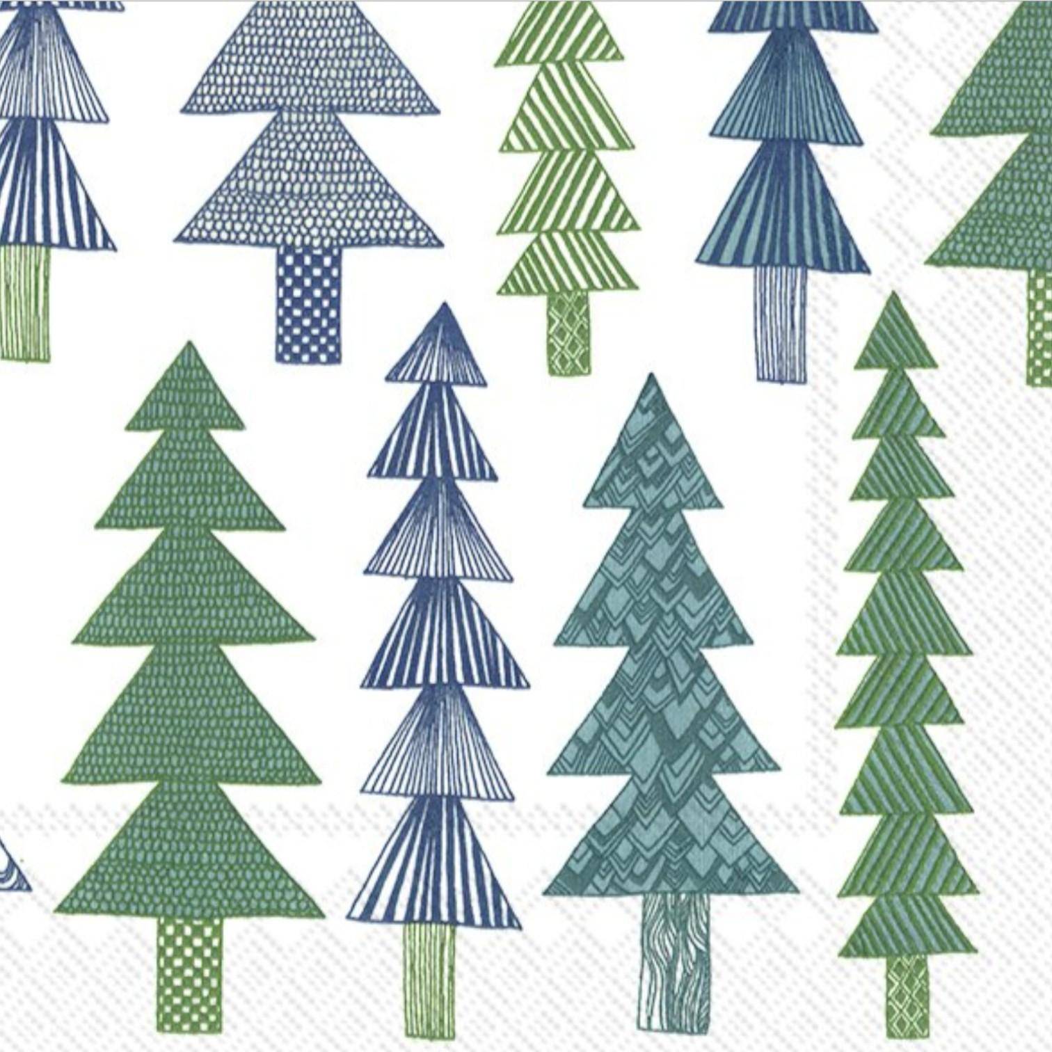 ihr Lunch Servietten Marimekko Kuusikossa Green 33 x 33 cm