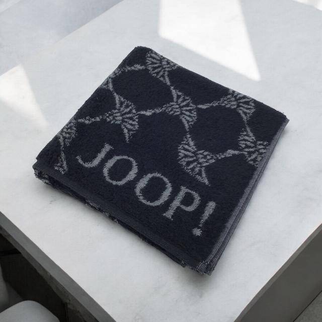 JOOP! Frottiertuchserie Classic Cornflower 1611 Handtuch Schwarz  JOOP! Frottiertuchserie Classic Cornflower 1611 Handtuch Schwarz