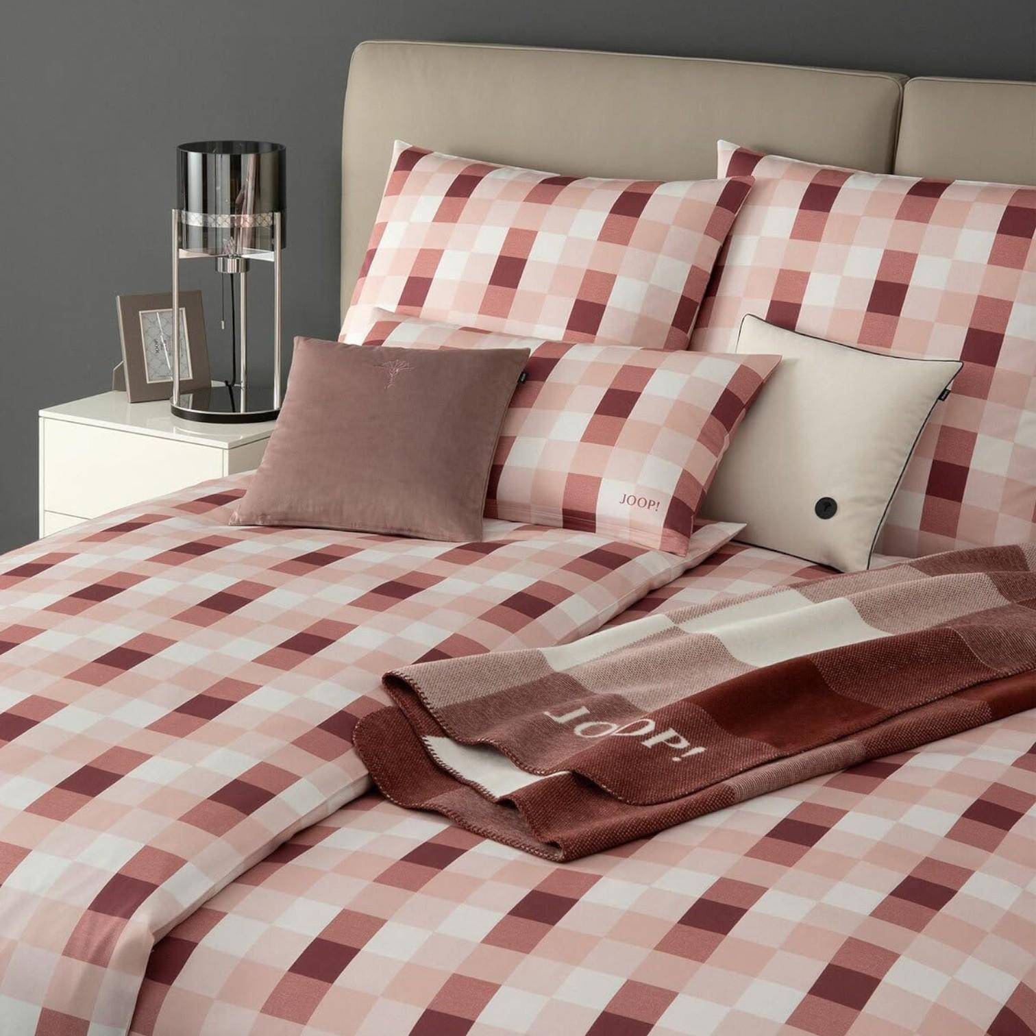 JOOP! Bettwäsche Mesh Blush 135 x 220 cm