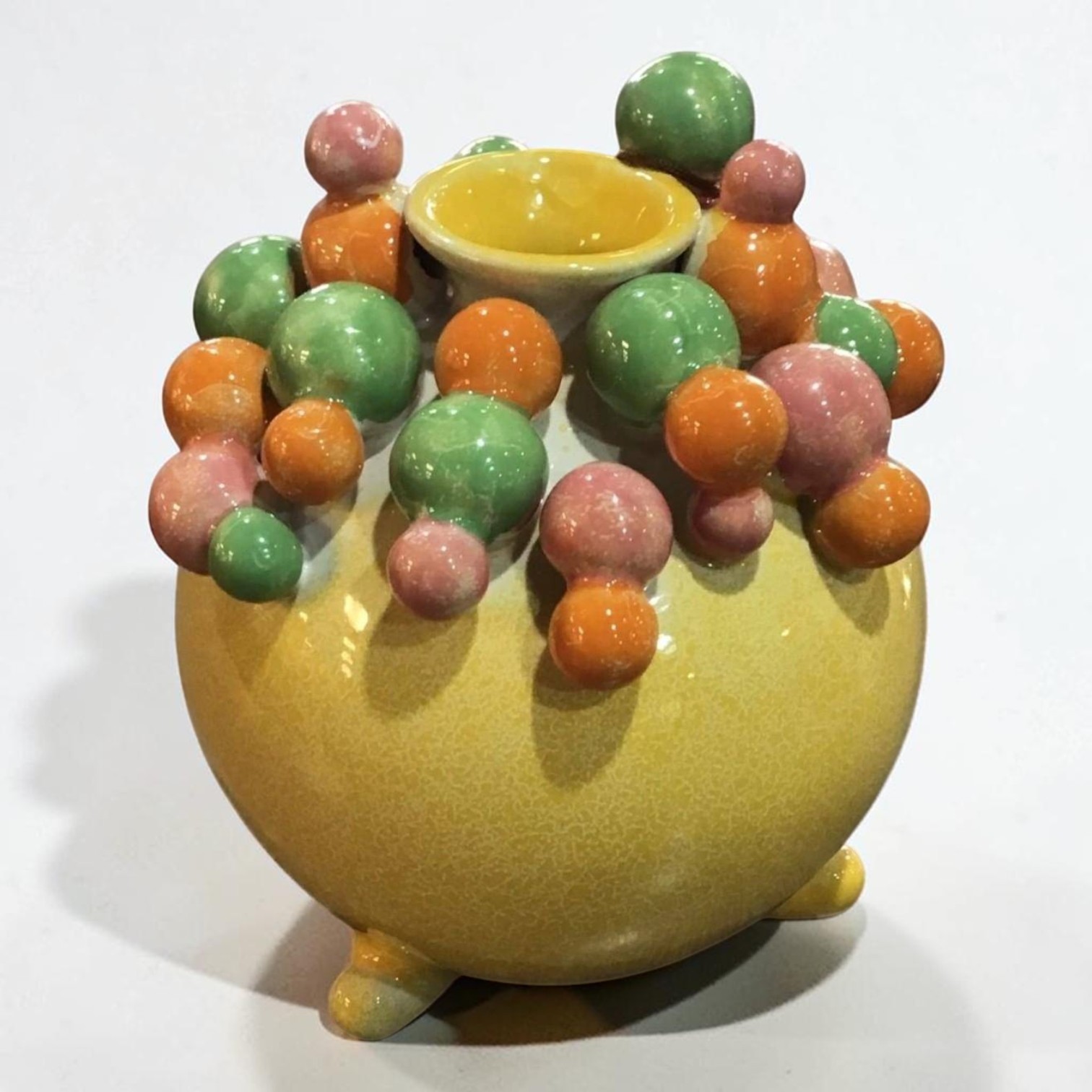Villa Pottery Vase Piccadilly Gelb