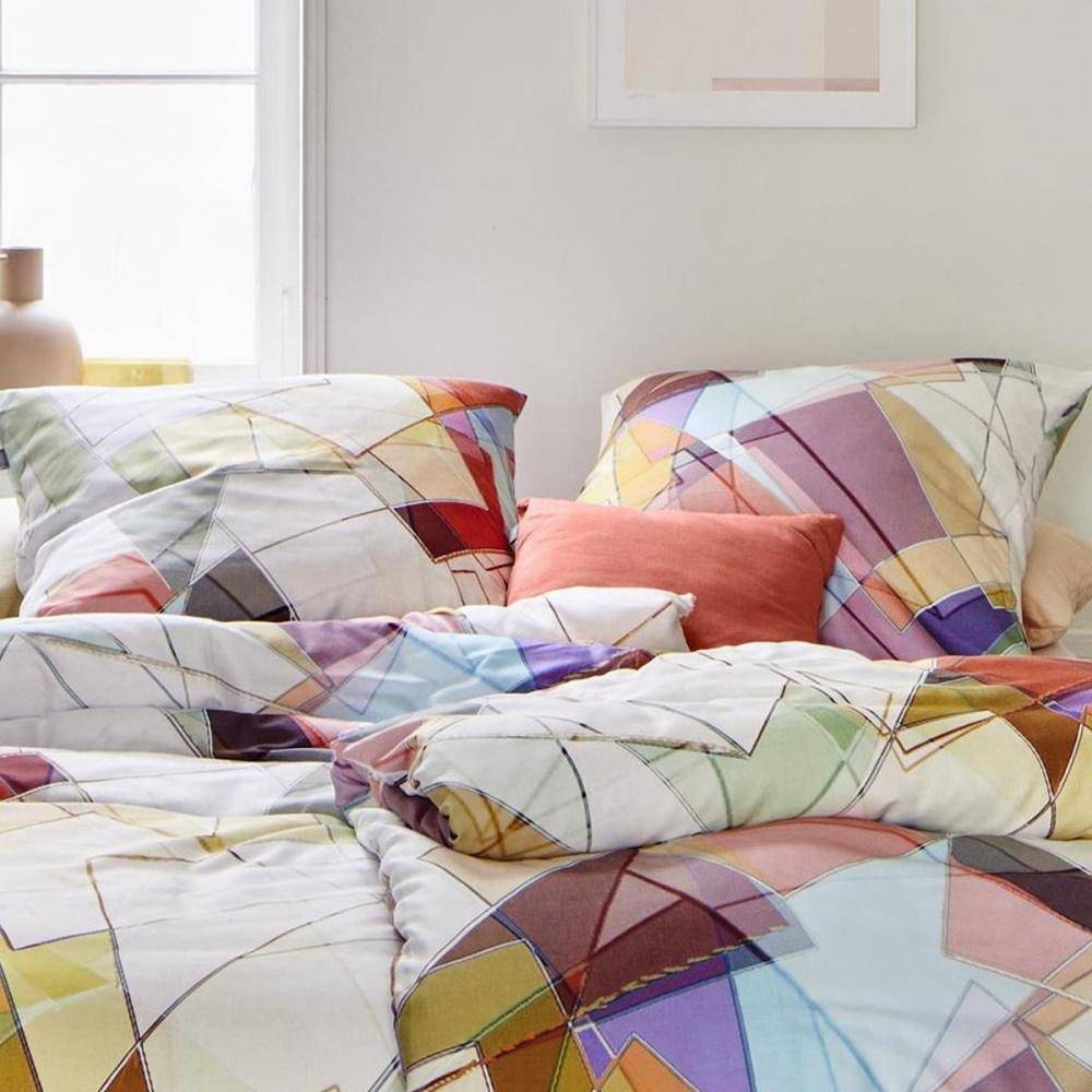 Irisette Mako-Satin Bettwäsche Multicolor Magic 135 x 200 cm