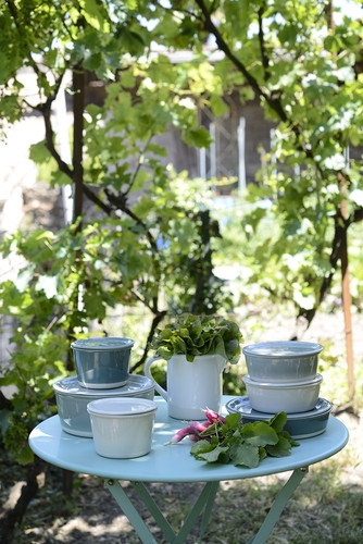 Jars Keramik Cantine Fb.Gris Oxyde Salatschüssel 20 cm