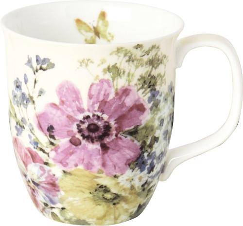 Ihr Bone China Becher Garden Flower Bunch Cream