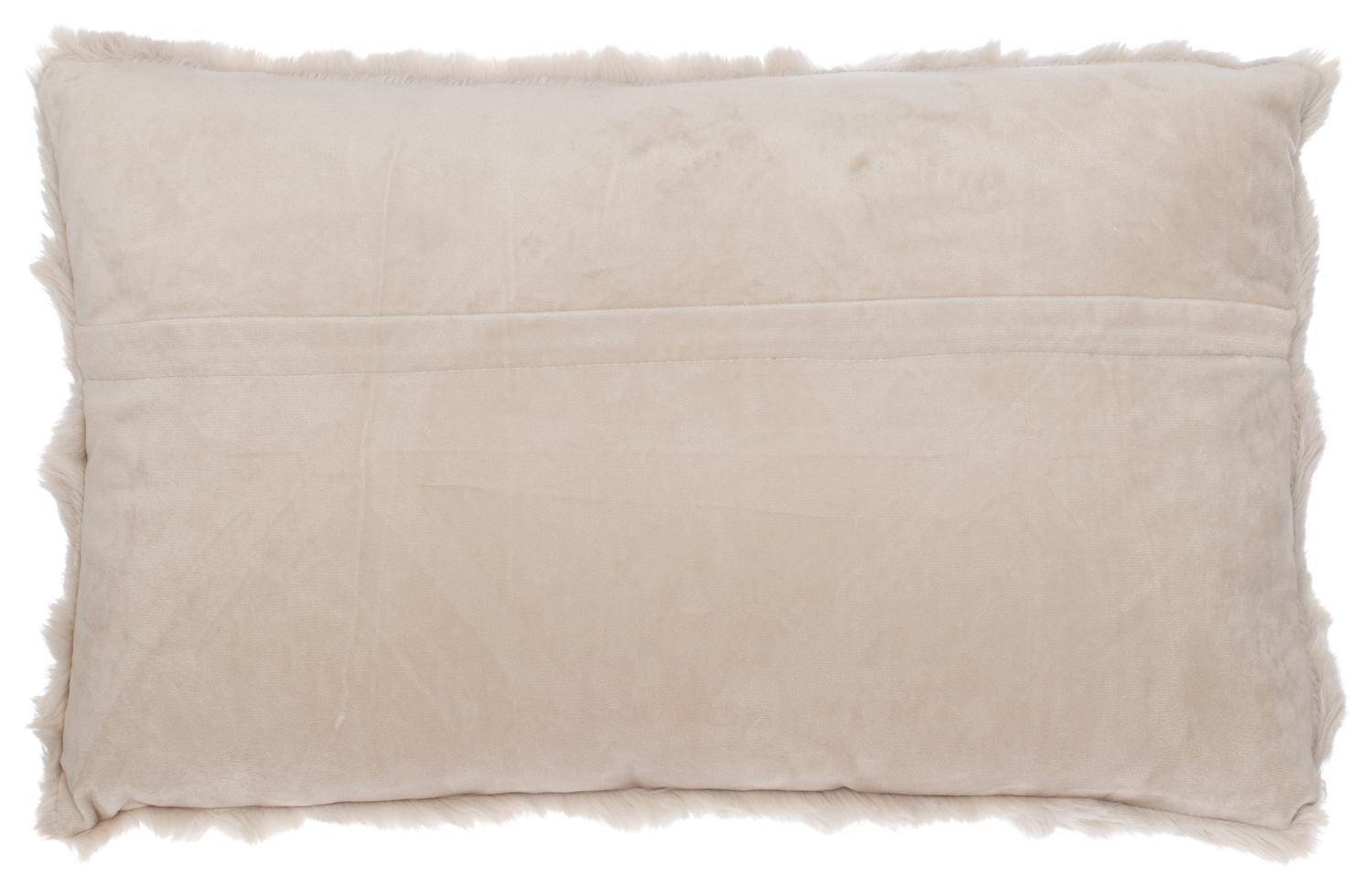 Skinnwille Dekokissen Misty Beige 40 x 60 cm