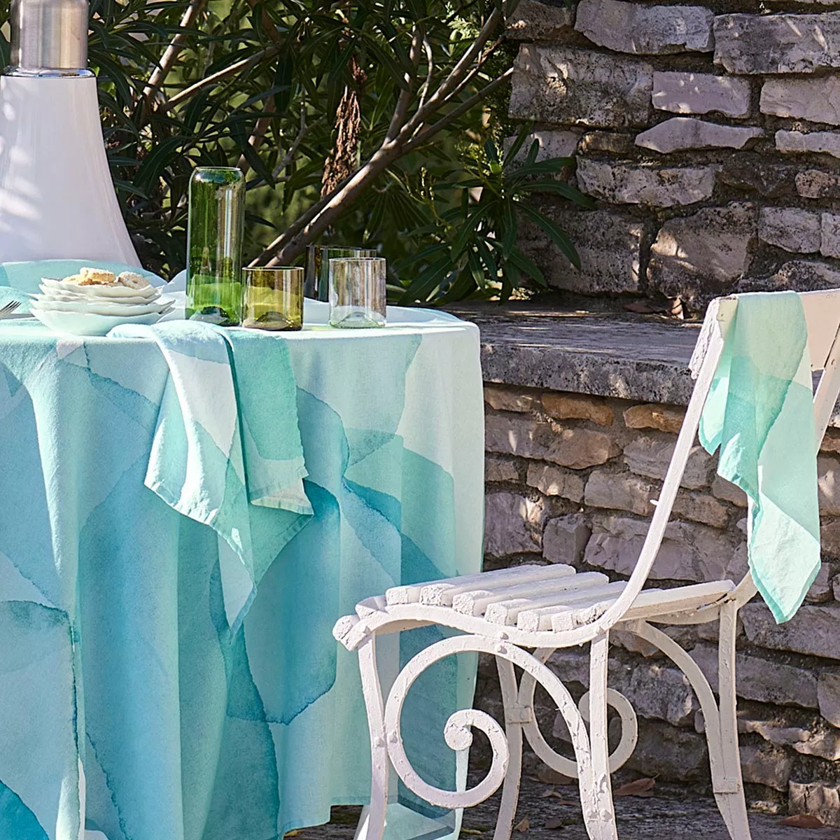 Garnier Thiebaut Serviette Aqua Mineral 45 x 45 cm