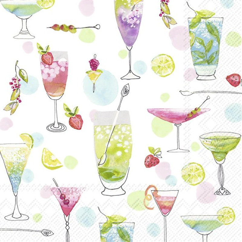 ihr Cocktail Servietten Cocktails For Her 25 x 25 cm