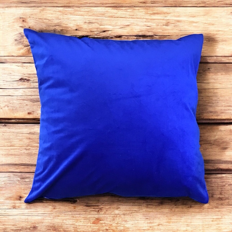 Thanks A LOT Kissenhülle Perla Basic Yve-Blau 45 x 45 cm