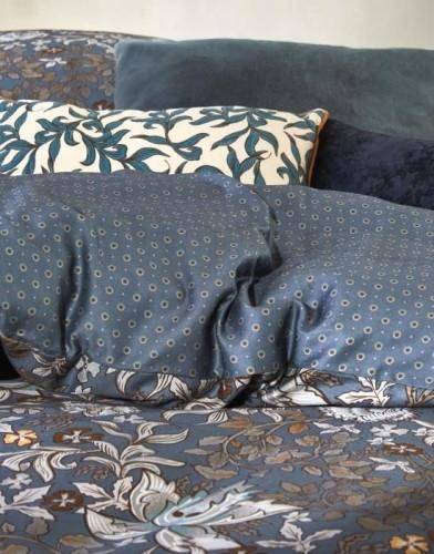 ESSENZA Baumwollsatin Bettwäsche Ophelia Midnight Swim 155 x 220 cm + 80 x 80 cm