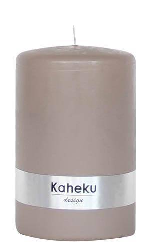 Kaheku Cylinderkerze Powder Taupe 9,6 Ø 15h