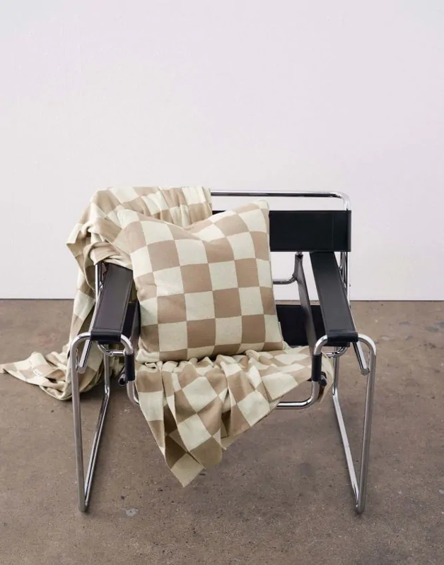 Marc O'Polo Plaid Rykki Dark Sand 150 x 200 cm