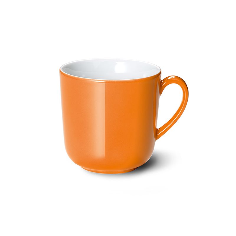 Dibbern Solid Color Becher mit Henkel 0,32 l orange