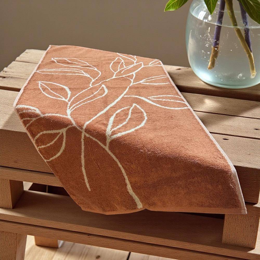 Cawö Frottiertuchserie Atelier 6239 Kupfer Handtuch 50 x 100 cm