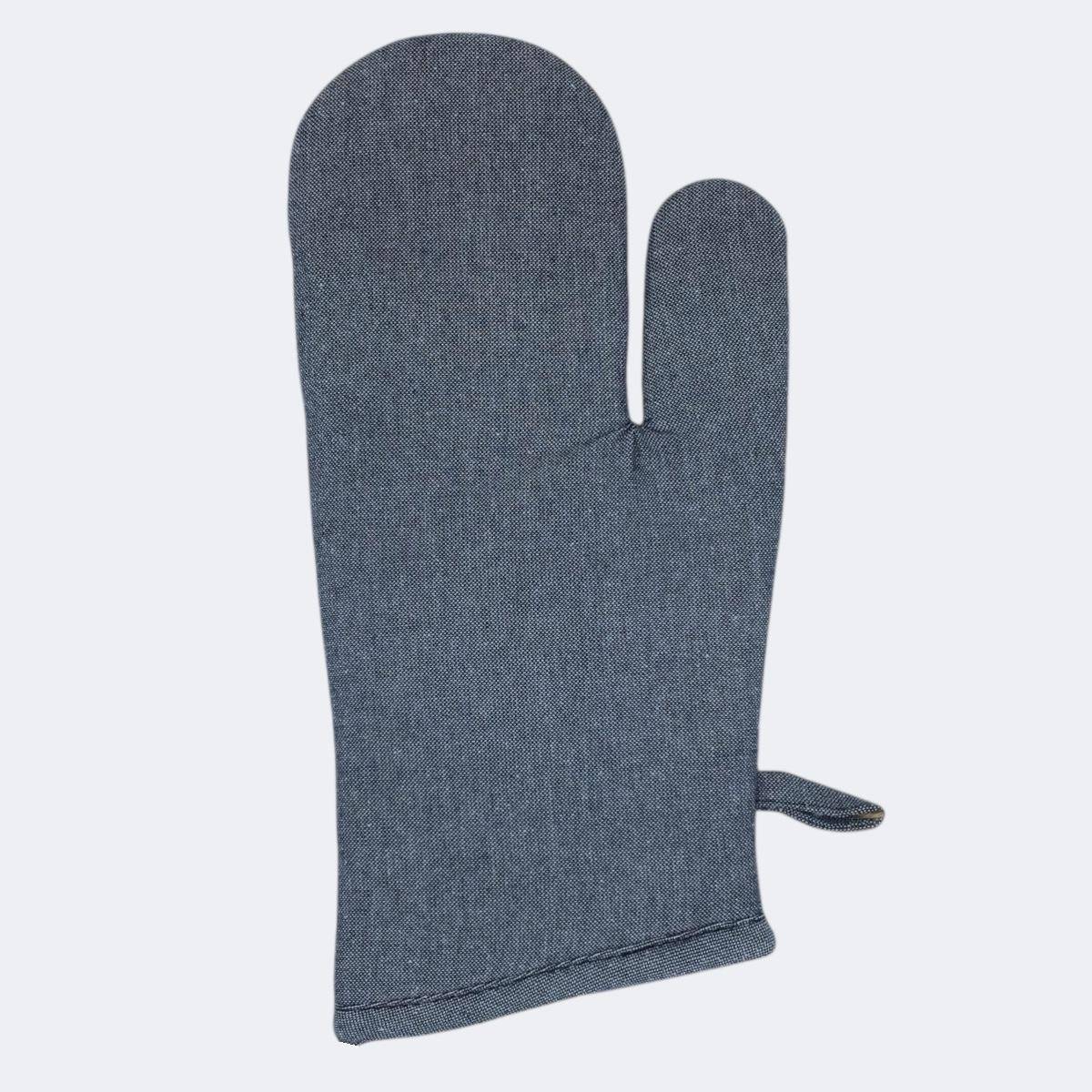 Classic Textiles of Sweden- Recycelter Ofenhandschuh Kamp in Navy Melange