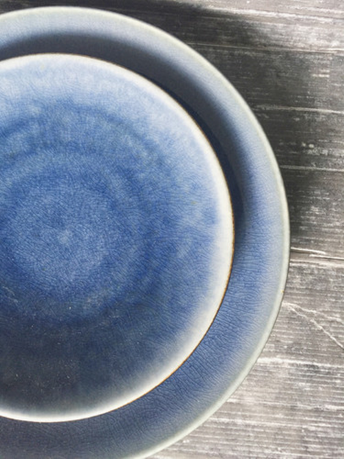 Jars Keramik Tourron Fb.Bleu Lin Schale 14 cm