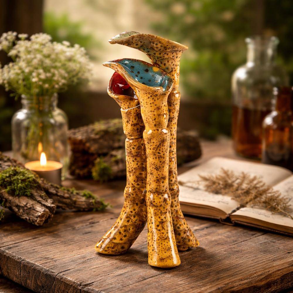 Luimes & Luimes Vase Violet In Gelbgold 24 cm